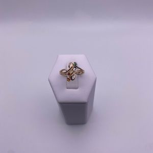 10k yellow gold Multi Stone ring